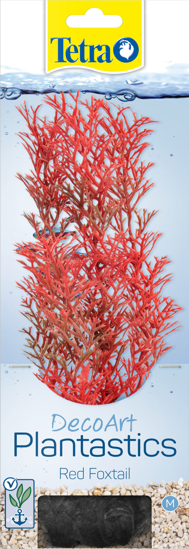 Tetra - Foxtail Red DecoArt Plant (Medium)