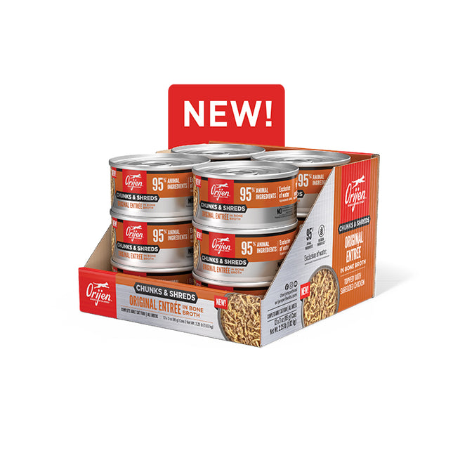 Orijen Cat Chunks and Shreds Original 12x85g