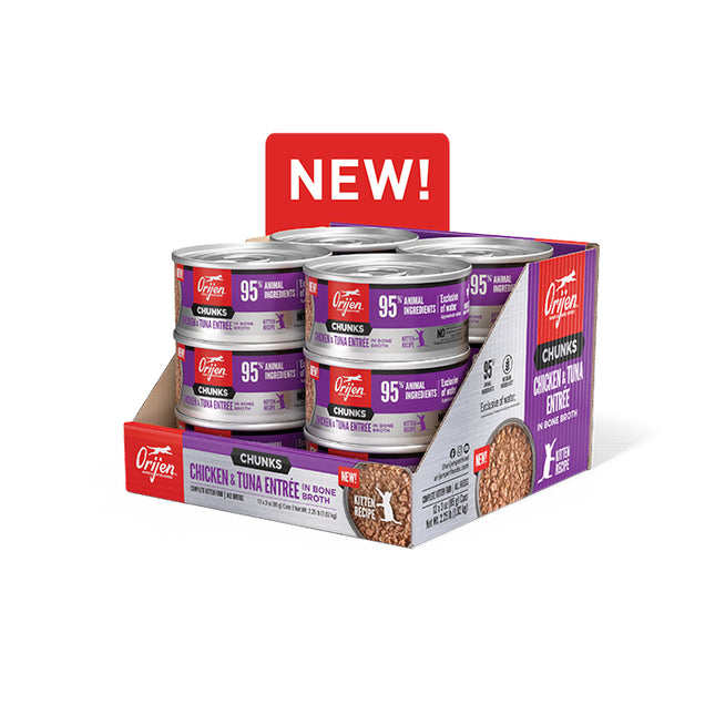 Orijen Cat Chunks and Shreds Kitten 12x85g