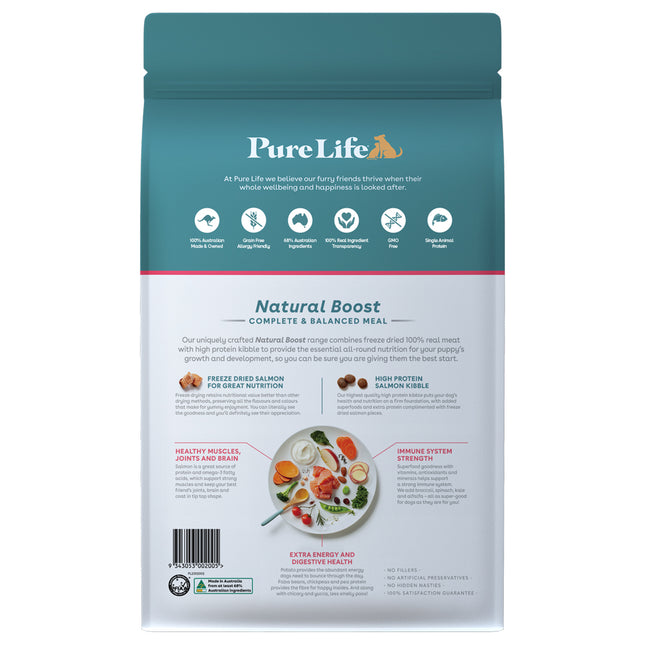 Pure Life - Natural Boost Salmon Puppy Food (8kg)