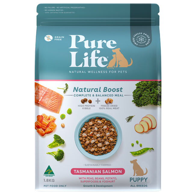 Pure Life - Natural Boost Salmon Puppy Food (1.8kg)