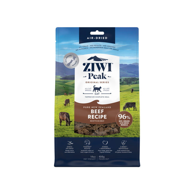 Ziwi Peak Air Dried Beef Cat Dry Food 400g