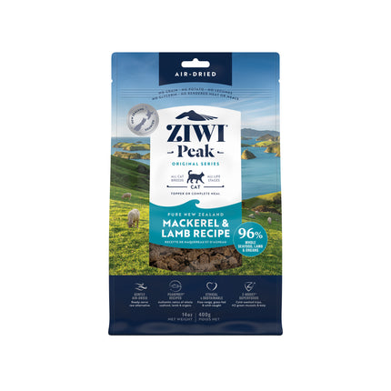 Ziwi Peak Air Dried Cat Mackerel & Lamb 400g