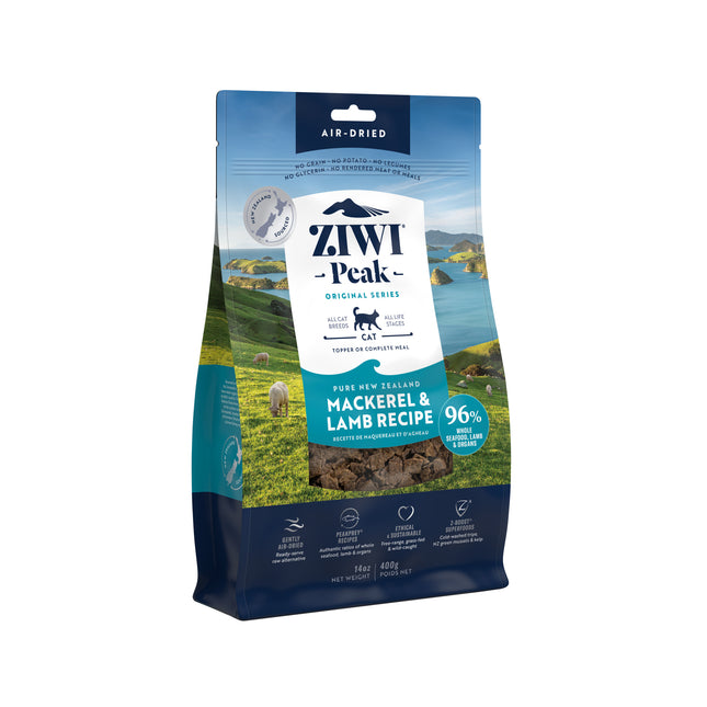 Ziwi Peak Air Dried Cat Mackerel & Lamb 400g