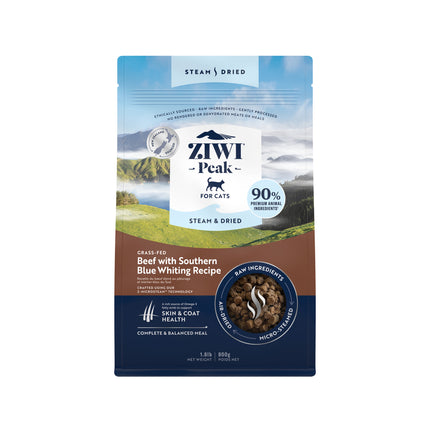 Ziwi Peak Steam & Dried Cat Beef 800g