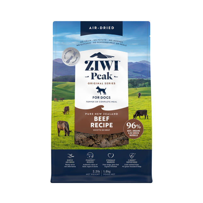 Ziwi Peak Air Dried Beef Dog Dry Food 1kg