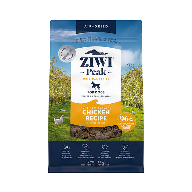 Ziwi Peak Air Dried Chicken Dog Dry Food 1kg