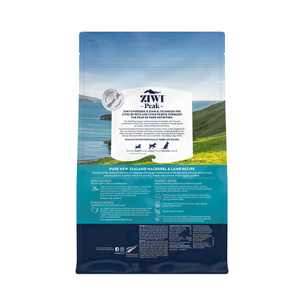 Ziwi Peak Air Dried Dog Mackerel & Lamb 1kg
