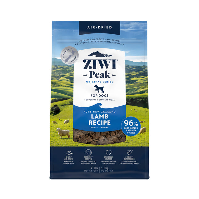 Ziwi Peak Air Dried Lamb Dog Dry Food 1kg