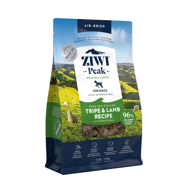 Ziwi Peak Air Dried Dog Tripe & Lamb 1kg