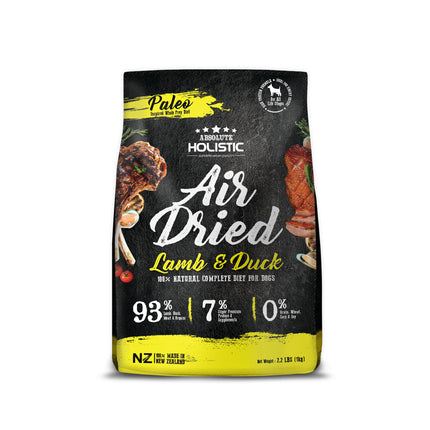 Absolute Holistic Air Dried Lamb & Duck Dog Dry Food 1kg