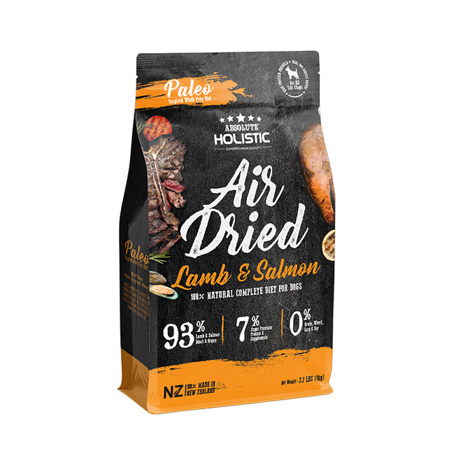Absolute Holistic Air Dried Lamb & Salmon Dog Dry Food 1kg