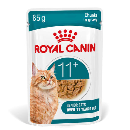 Royal Canin Ageing 11+ Chunks in Gravy Wet Cat Food 85g x 12pk