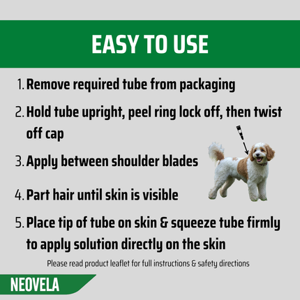 NEOVELA for Puppies, Kittens & Rabbits (Up to 2.5kg) 4 Pack