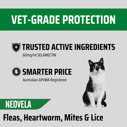 NEOVELA for Cats & Rabbits (2.6-7.5kg) 4 Pack