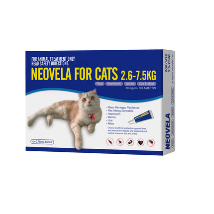 NEOVELA for Cats & Rabbits (2.6-7.5kg) 4 Pack