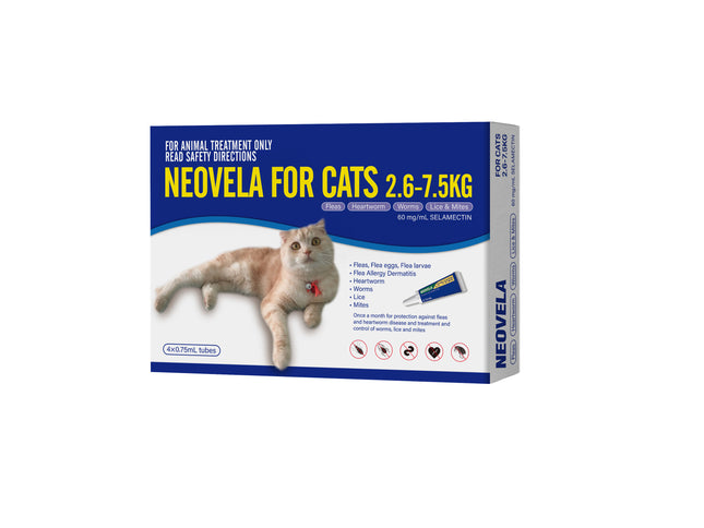 NEOVELA for Cats & Rabbits (2.6-7.5kg) 4 Pack
