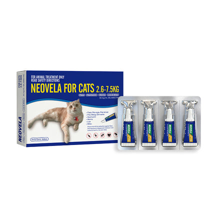 NEOVELA for Cats & Rabbits (2.6-7.5kg) 4 Pack