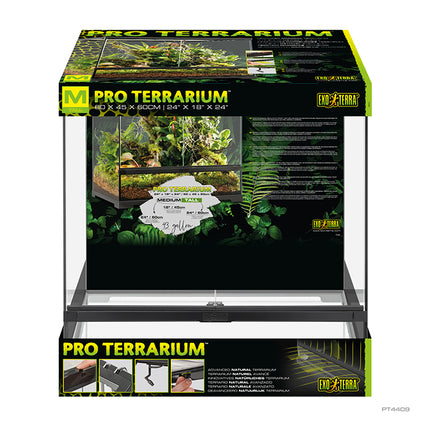 S.O - Exo Terra Pro Terrarium Medium Tall 60 x 45 x 60cm