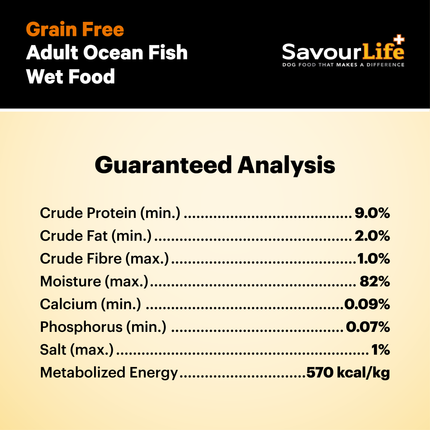 SavourLife Grain Free Adult Ocean Fish 375g