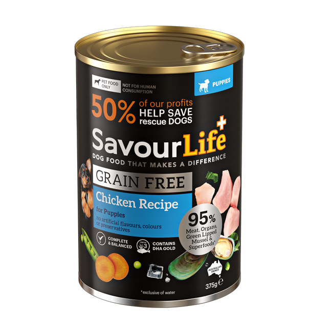 SavourLife Grain Free Puppy Chicken 375g