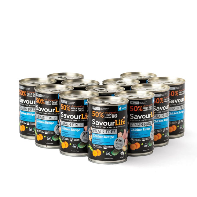SavourLife Grain Free Puppy Chicken 375g