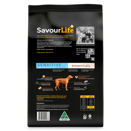 SavourLife Essentials Adult Sensitive Lamb & Ocean Fish Dog Dry Food 15kg
