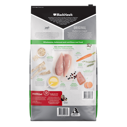 Black Hawk - Chicken & Rice Medium Breed Puppy Dry Food (20kg)