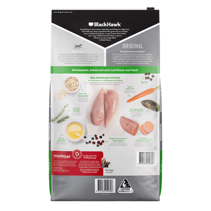 Black Hawk - Chicken & Rice Large Breed Puppy Dry Food (20kg)