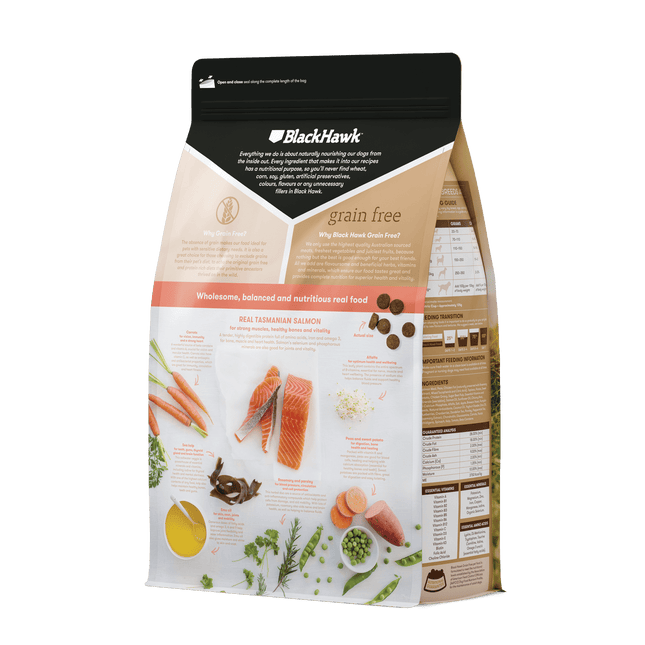 Black Hawk - Grain Free Salmon Dog Dry Food (2.5kg)