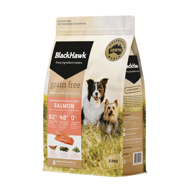 Black Hawk - Grain Free Salmon Dog Dry Food (2.5kg)
