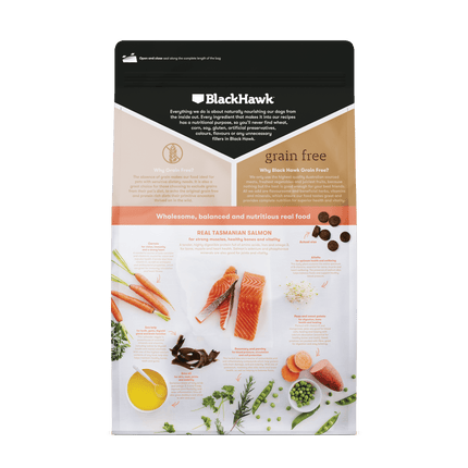 Black Hawk - Grain Free Salmon Dog Dry Food (2.5kg)