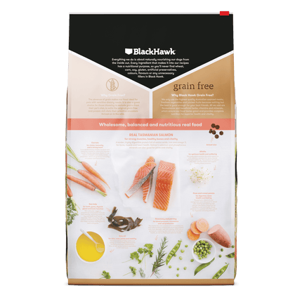 Black Hawk - Grain Free Salmon Dog Dry Food (15kg)