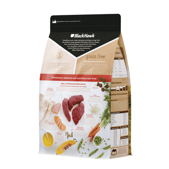 Black Hawk - Grain Free Kangaroo Dog Dry Food (2.5kg)
