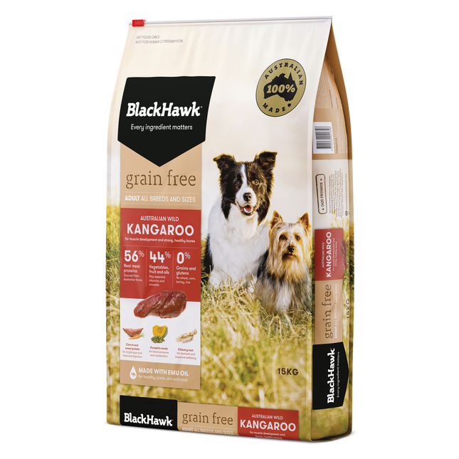 Black Hawk - Grain Free Kangaroo Dog Dry Food (15kg)