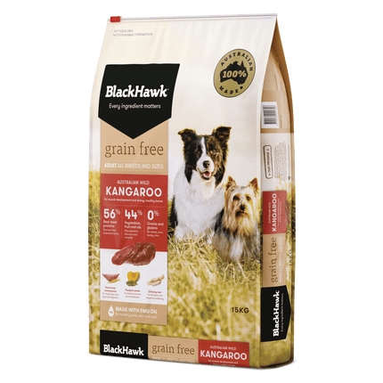 Black Hawk - Grain Free Kangaroo Dog Dry Food (15kg)