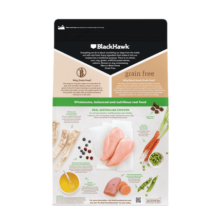 Black Hawk - Grain Free Chicken Small Breed Dog Dry Food (2.5kg)