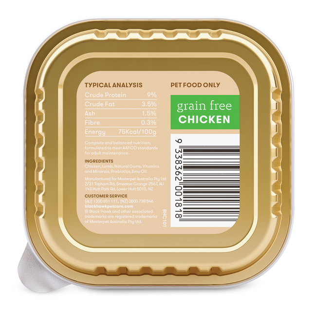 Black Hawk - Grain Free Chicken Dog Wet Food (100g)