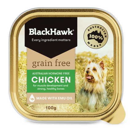 Black Hawk - Grain Free Chicken Dog Wet Food (100g)