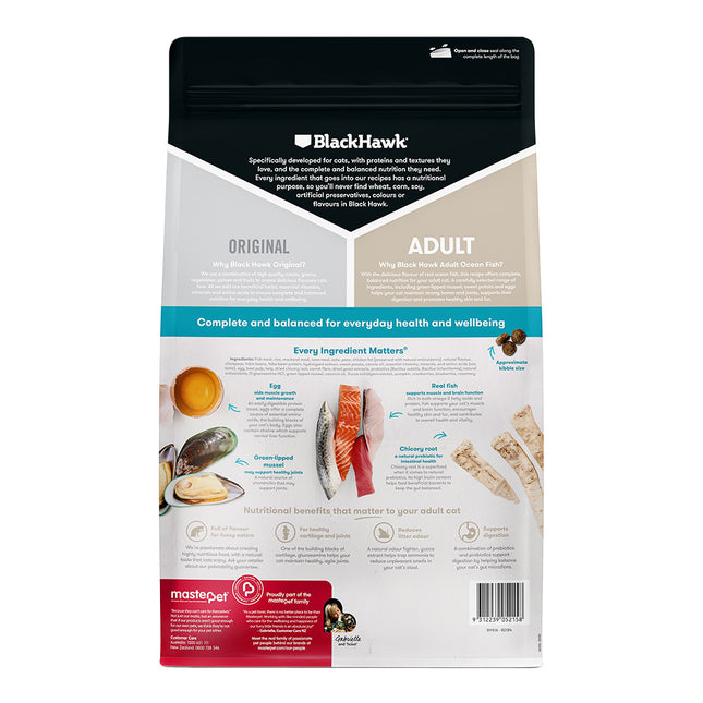 Black Hawk - Original Ocean Fish Cat Dry Food (4kg)