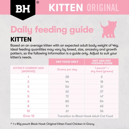 Black Hawk - Original Chicken Kitten Dry Food (2kg)