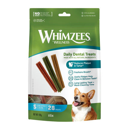 Whimzees - Stix Dental Treats Value Bag (28 pack)
