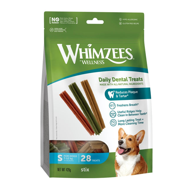 Whimzees - Stix Dental Treats Value Bag (28 pack)