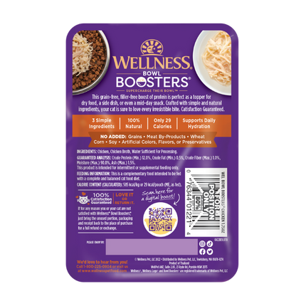 Wellness Bowl Boosters Chicken in Broth 12x50g
