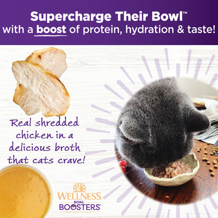 Wellness Bowl Boosters Chicken in Broth 12x50g