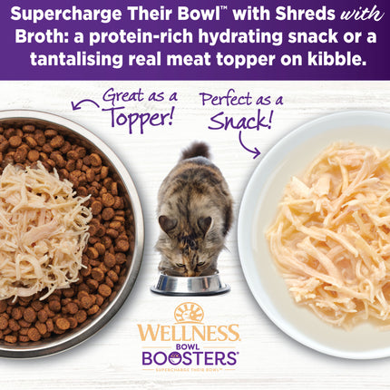 Wellness Bowl Boosters Chicken in Broth 12x50g
