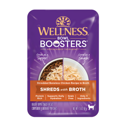 Wellness Bowl Boosters Chicken in Broth 12x50g