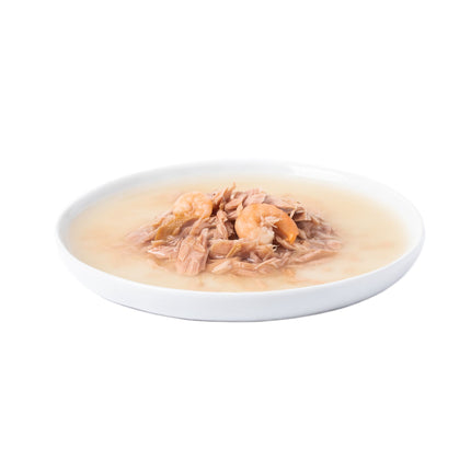 Wellness Bowl Boosters Tuna & Shrimp in Broth 12x50g