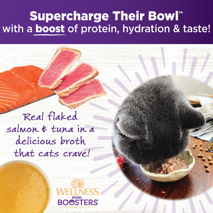Wellness Bowl Boosters Salmon & Tuna in Broth 12x50g