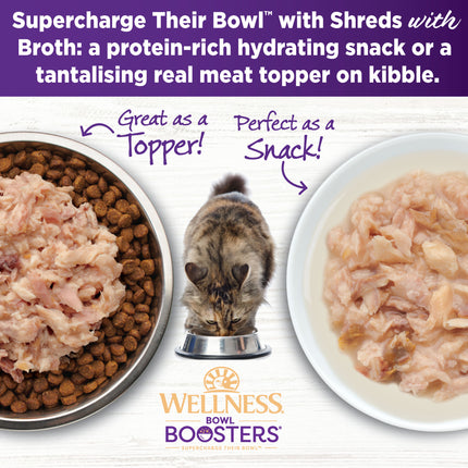 Wellness Bowl Boosters Salmon & Tuna in Broth 12x50g